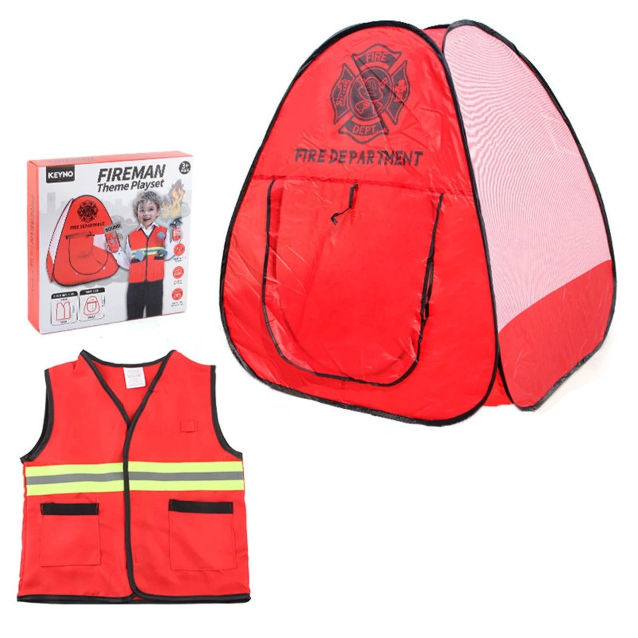 Engineer Construction Worker Them Playset Tent - N62 - Default Title - Odeez | Educational Toys Pakistan 