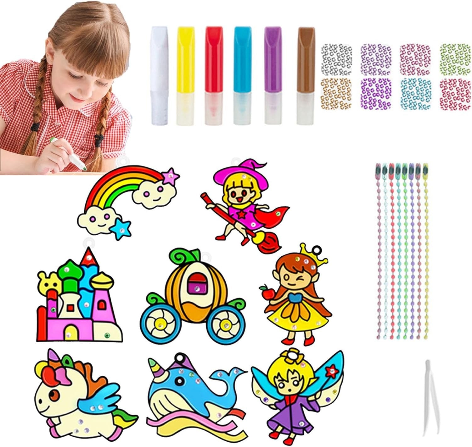 DIY Creative Soft Glue Art Kit Princess Series - 521 - Default Title - Odeez | Educational Toys Pakistan 