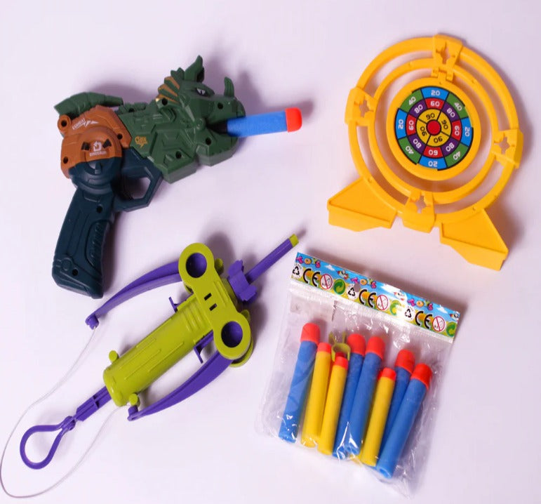 Dinosaur Shooting Gun with Soft Bullet for Kids - 156 - Default Title - Odeez | Educational Toys Pakistan 