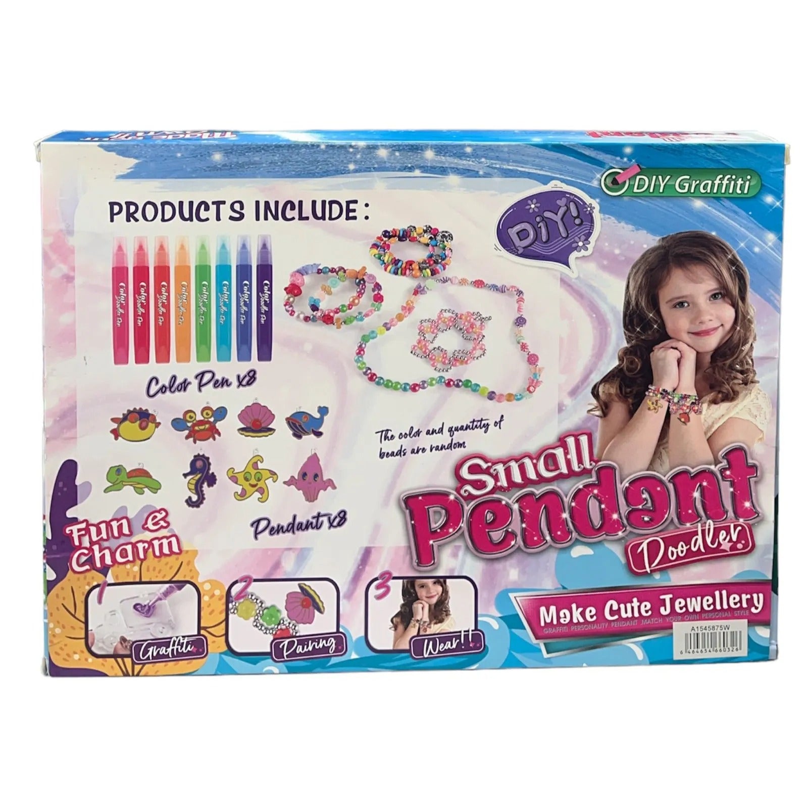 Make Cute Jewellery Pendant Set - 032 - Default Title - Odeez | Educational Toys Pakistan 