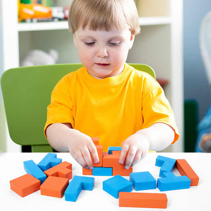 Shape Matching Cube Building Blocks - 741 - Default Title - Odeez | Educational Toys Pakistan 