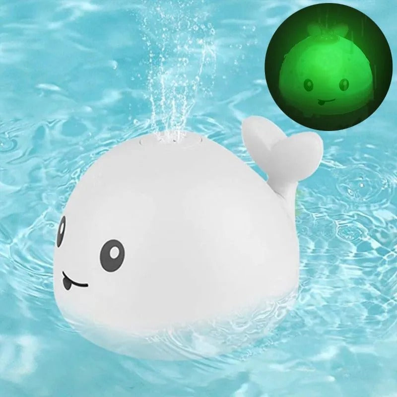 Whale Spray Water Bath LED Light Toy - 677 - Default Title - Odeez | Educational Toys Pakistan 