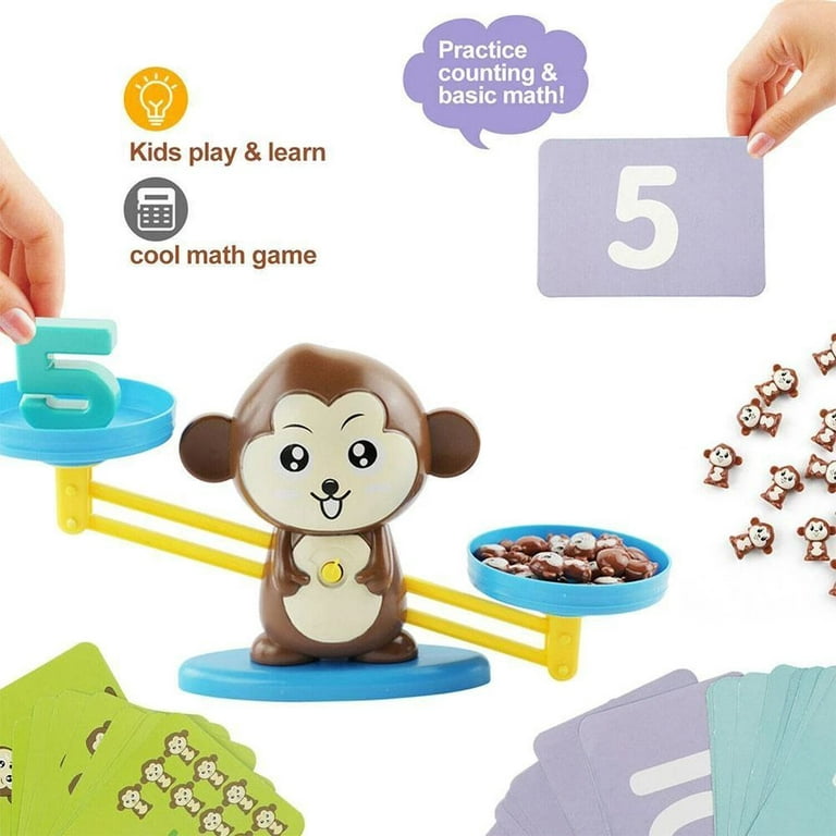Mini Monkey Balance Math Game - S01 - Default Title - Odeez | Educational Toys Pakistan 
