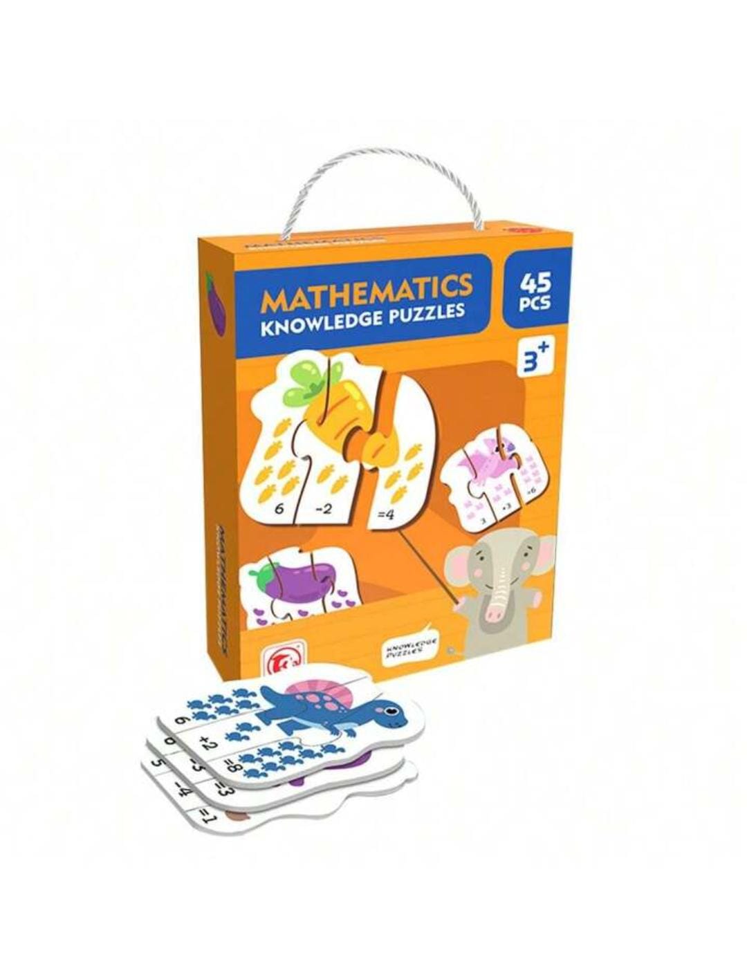 Mathematics Matching Jigsaw Puzzles - 45 pieces - Default Title - Odeez | Educational Toys Pakistan 