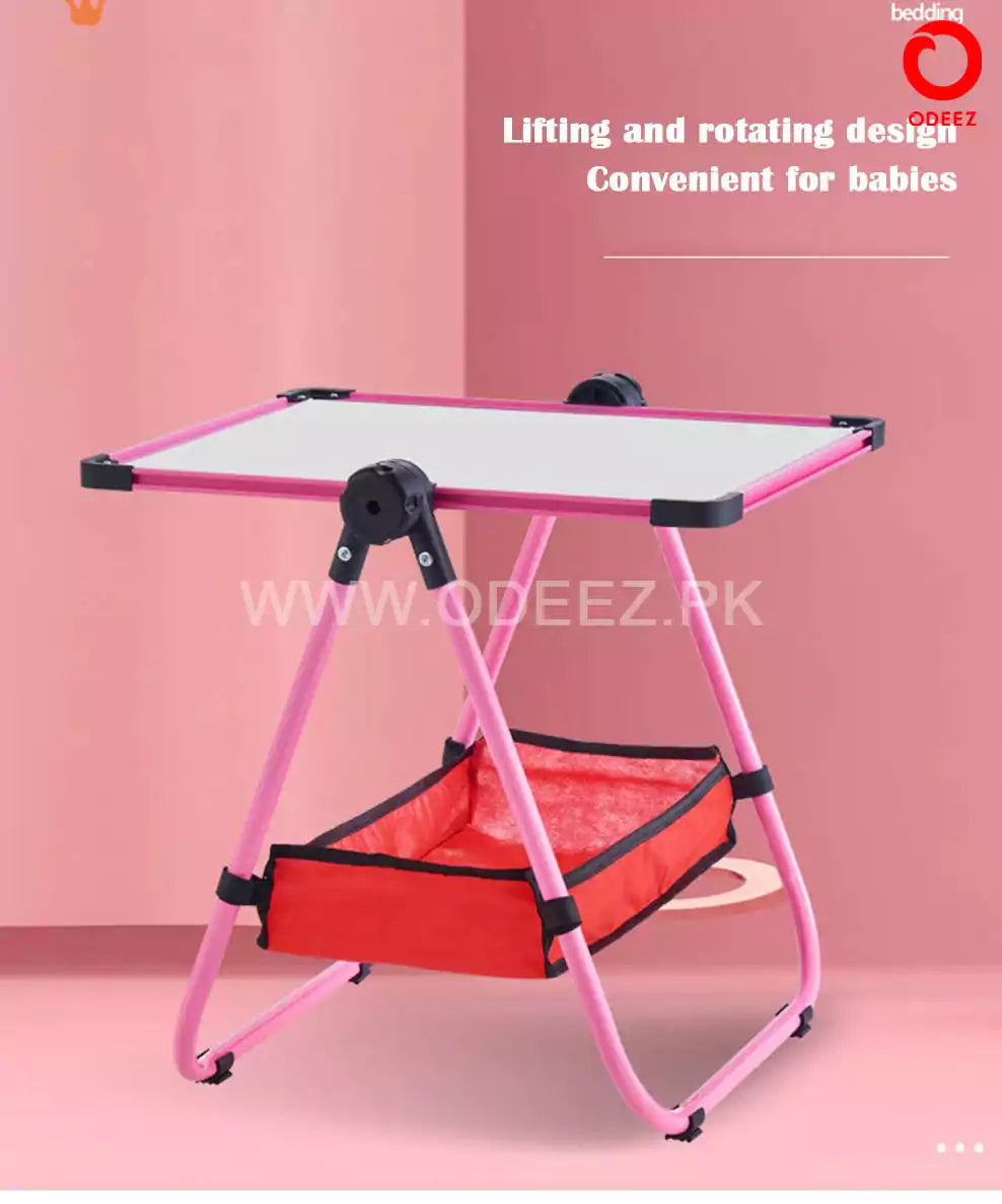 2 in 1 Adjustable Multi-Functional Study Table - Pink - Default Title - Odeez | Educational Toys Pakistan 