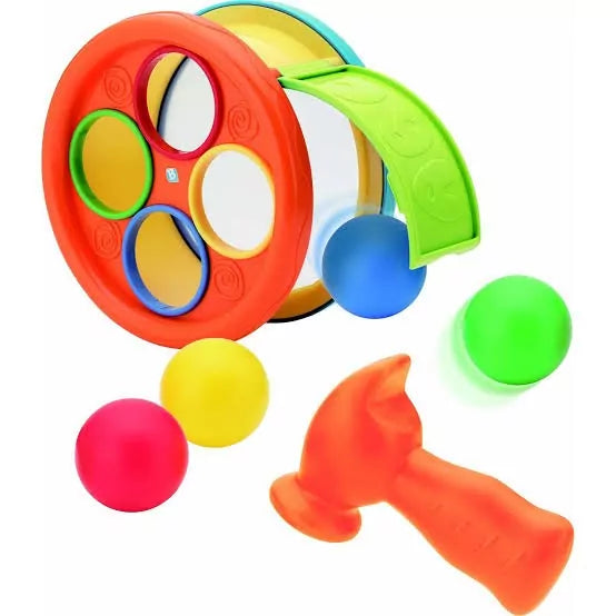 2 in 1 Beat & Hand Hammering Drum - Default Title - Odeez | Educational Toys Pakistan 