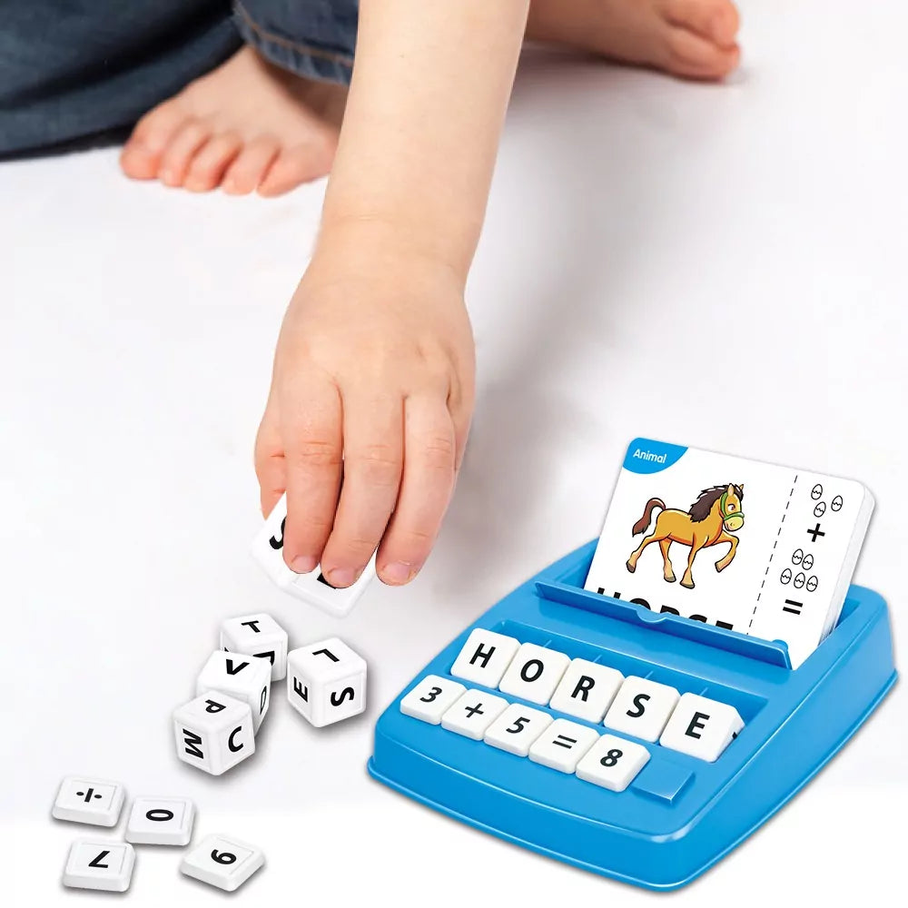 2 in 1 Word & Maths Learning Kit - 32 Cards - Default Title - Odeez | Educational Toys Pakistan 