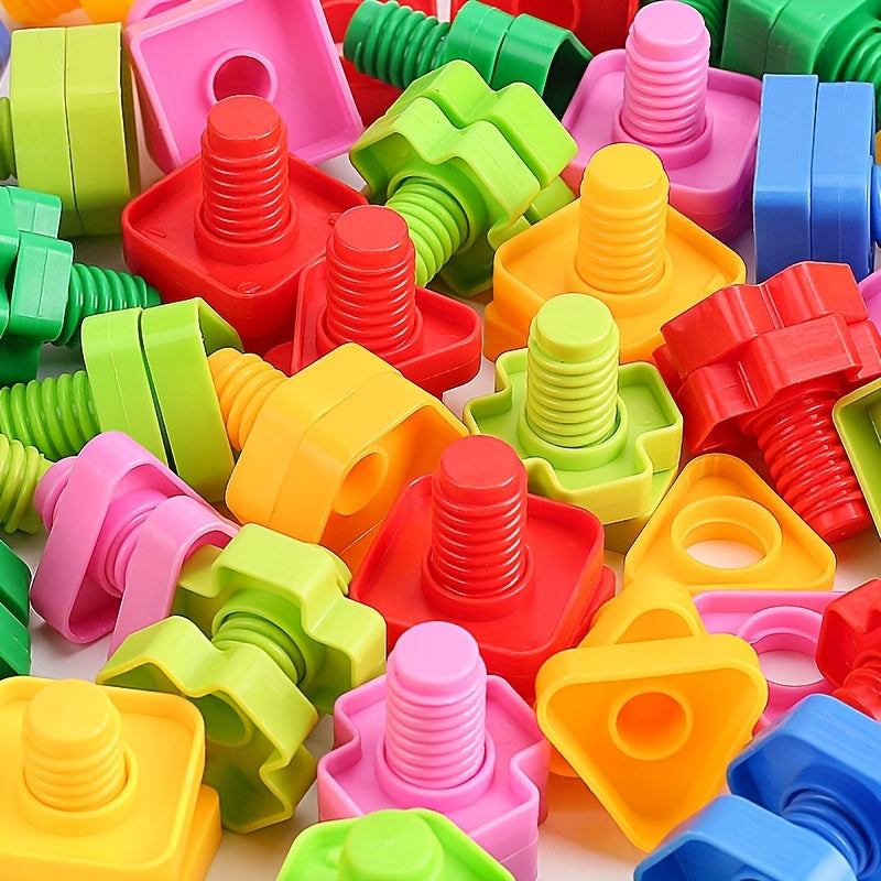 Colorful Nuts & Bolts Construction Set - 205