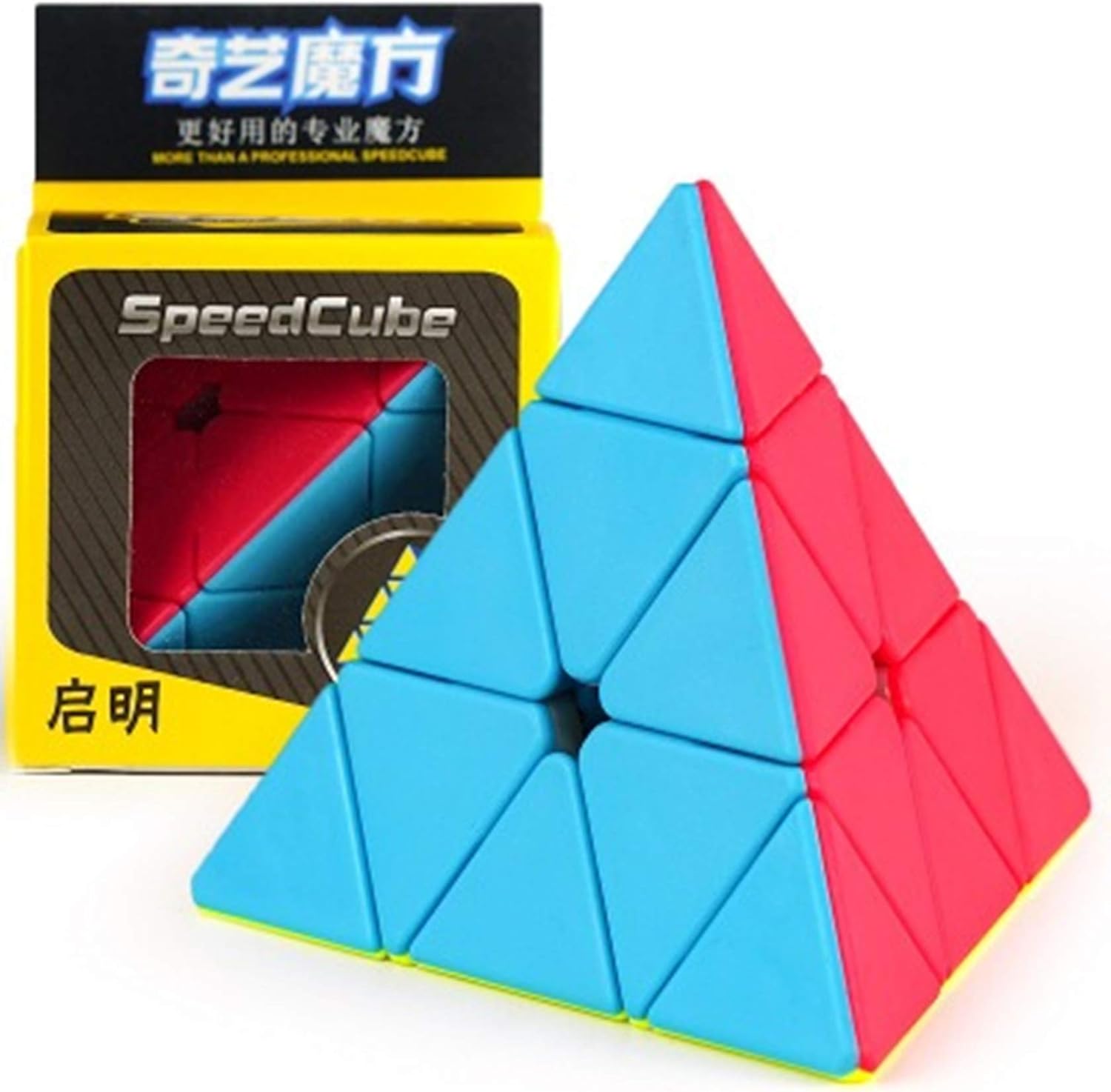 QIYI Pyramid Cube 3x3 Speed Cube Magic Cube Rubik Cube 3D Puzzle Toy