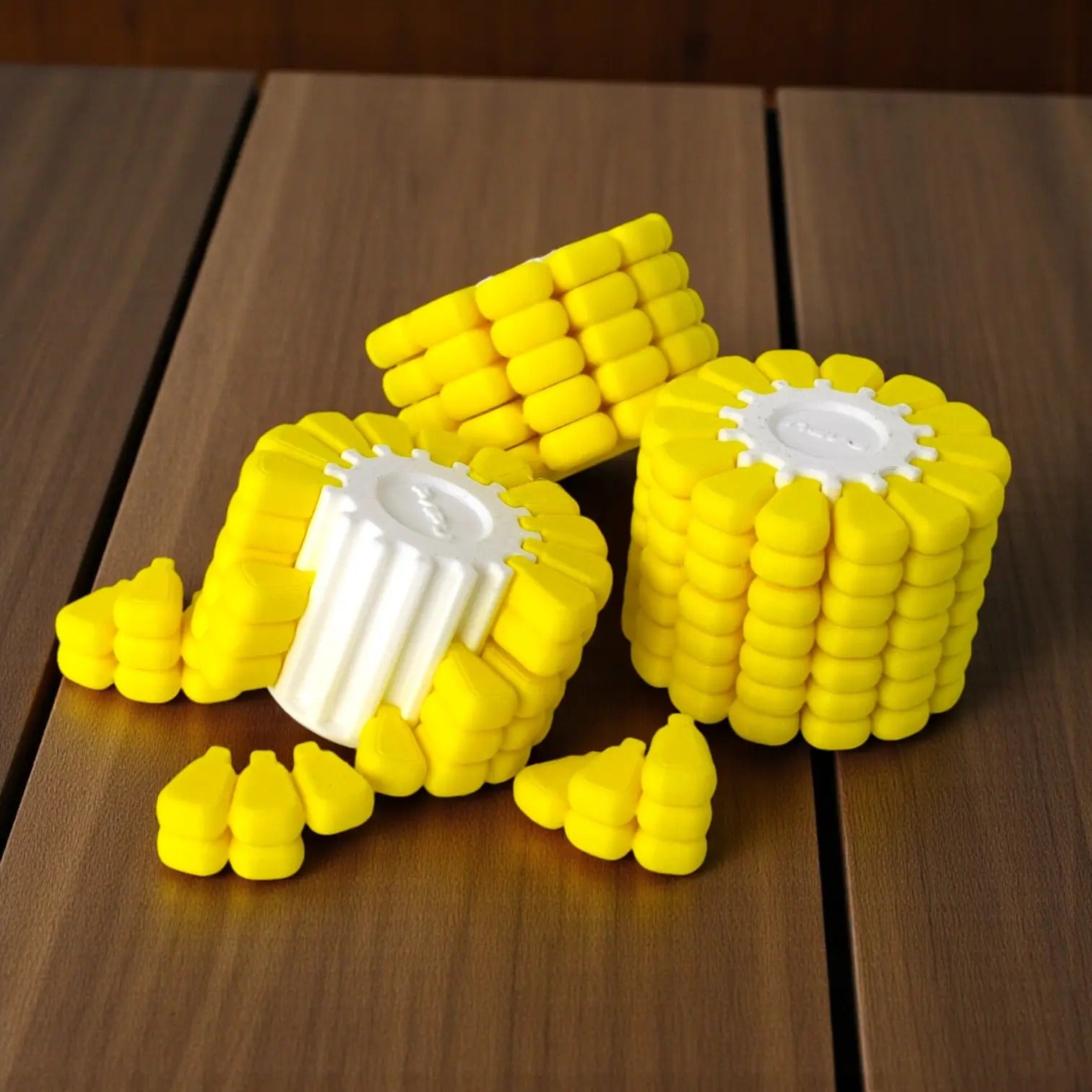 DIY Corn Puzzle Brain Teaser and  Logic Puzzle Game - 011