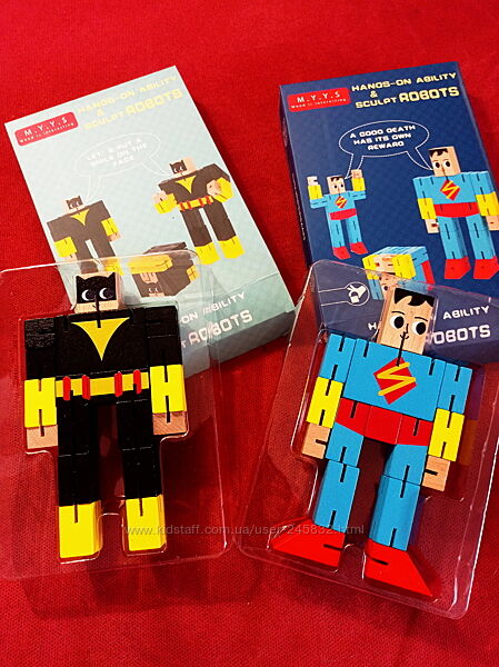 Wooden Superman Robot Transformation - 144 - Default Title - Odeez | Educational Toys Pakistan 