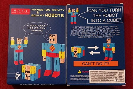 Wooden Superman Robot Transformation - 144 - Default Title - Odeez | Educational Toys Pakistan 