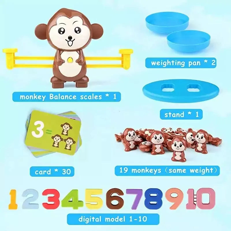 Monkey Balancing with Mental Maths Learning Kit