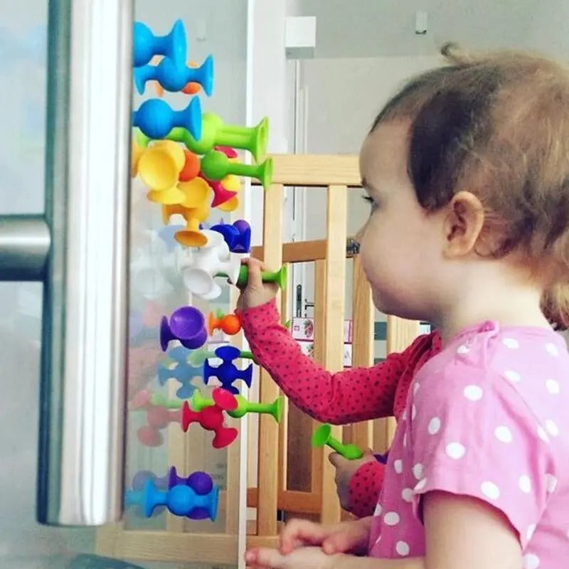 Cute Aliens Silicone and Suction Cups Sensory 39 Pieces - 005 - Default Title - Odeez | Educational Toys Pakistan 