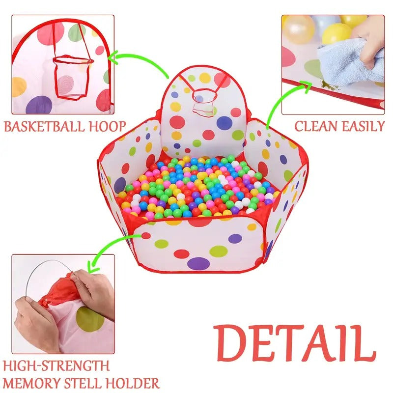 Kids Ball Pit Pool Play Area with Basket - 584