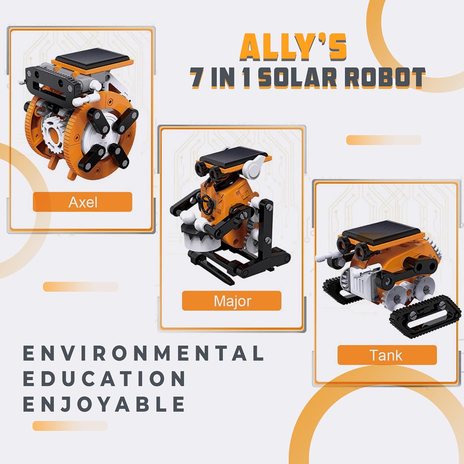 7in1 STEM Solar Power Robot Experiment Kit - 501