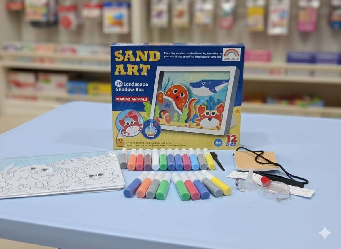 Sea World Sand Art Painting Creative 12 Colors - 71A