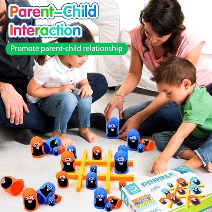 Gobble Family Tic Tac Toe Battle Fun Game - 726 - Default Title - Odeez | Educational Toys Pakistan 