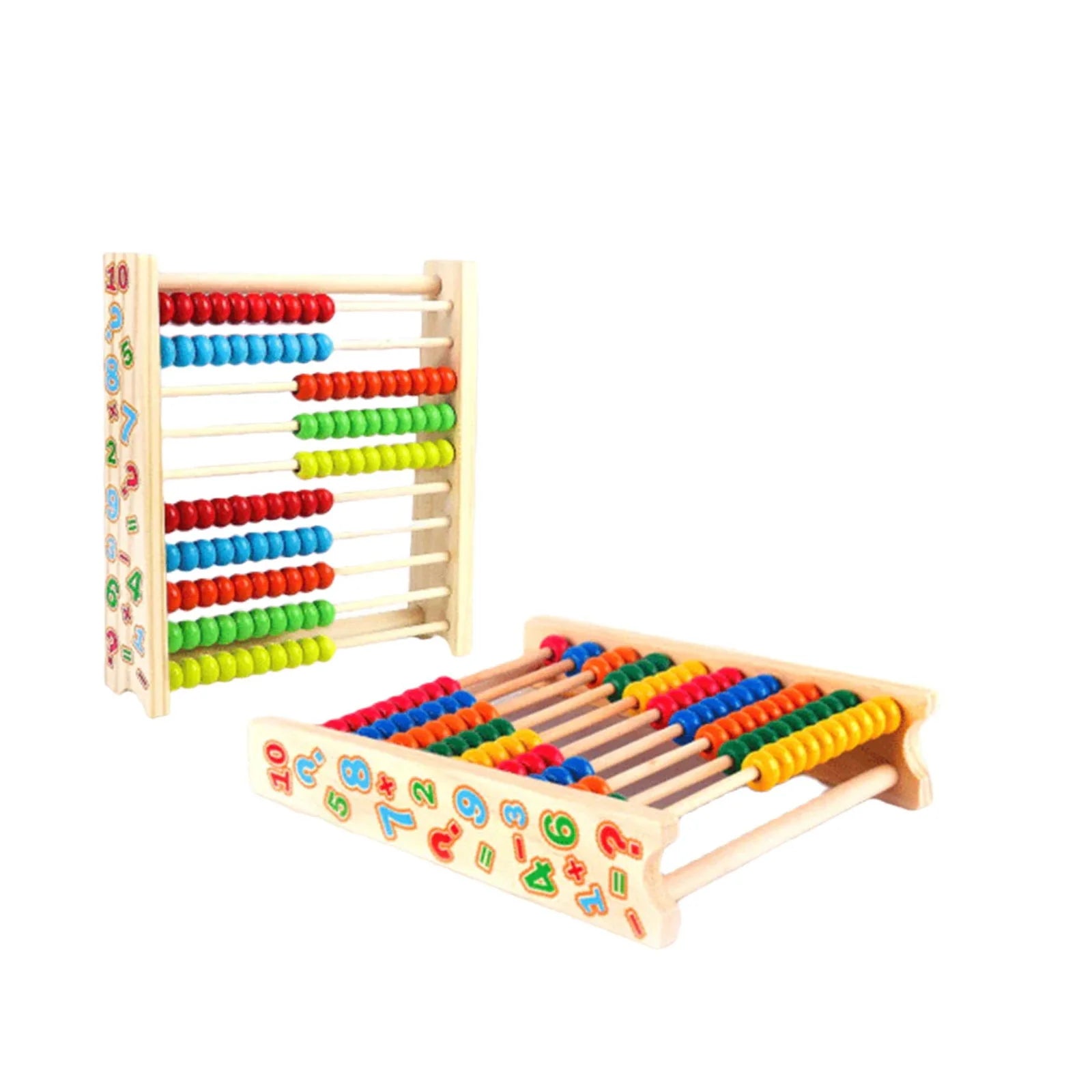Wooden Number Colorful Abacus Calculation Rack - 205 - Default Title - Odeez | Educational Toys Pakistan 