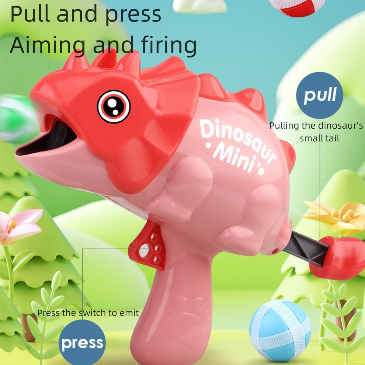 Dinosaur Dart Board Sticky Ball Target Shooting Set - 048 - Default Title - Odeez | Educational Toys Pakistan 