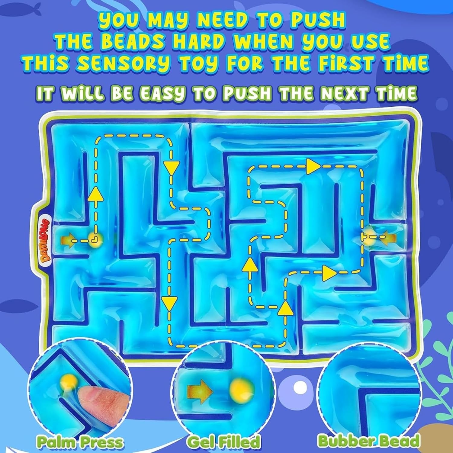 Labyrinth Maze Gel Filled Fidget Sensory Toy - 013