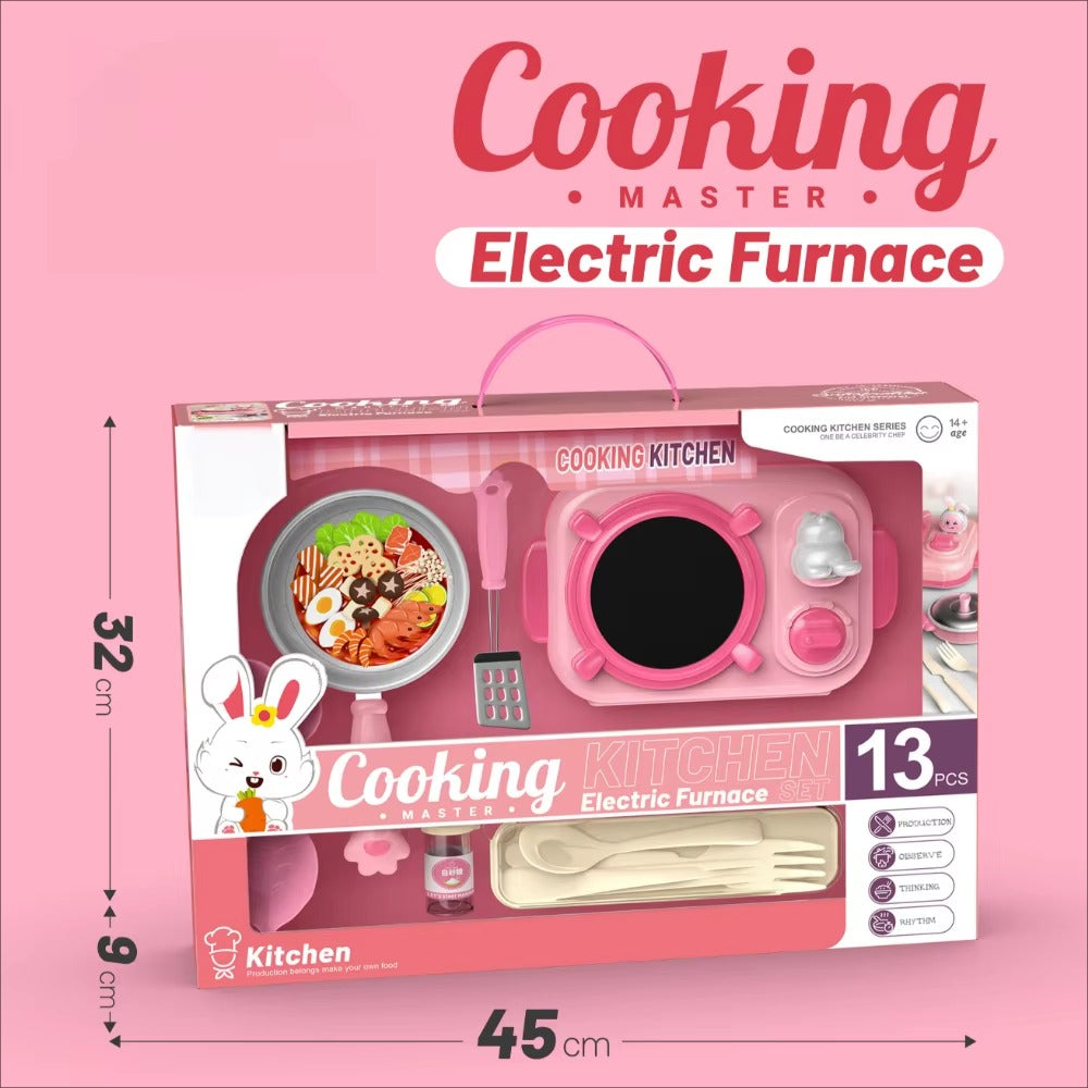 DIY Realistic Mini Cooking Electric Furnace Pretend Play - Y02
