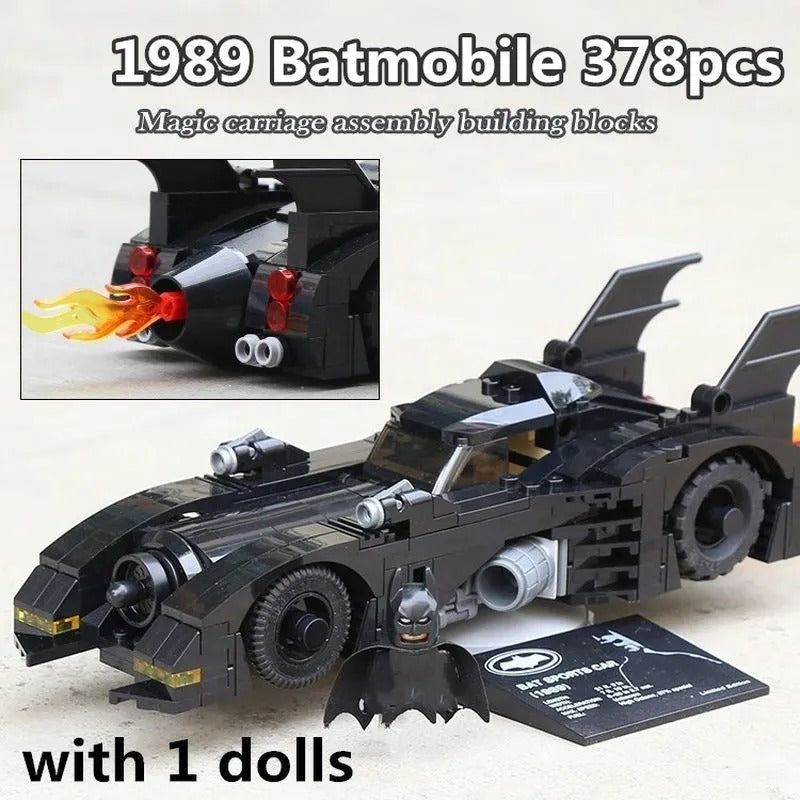 Superhero Batmobile Building Blocks Model 7147 - 378 pieces