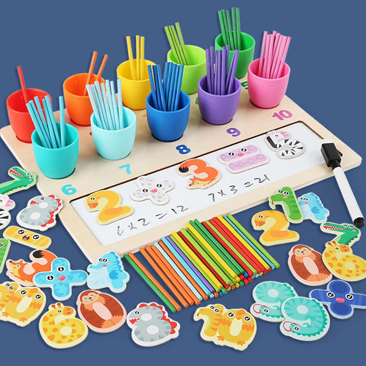 Mathematics Classification Early Education Learning Board - 65 - Default Title - Odeez | Educational Toys Pakistan 