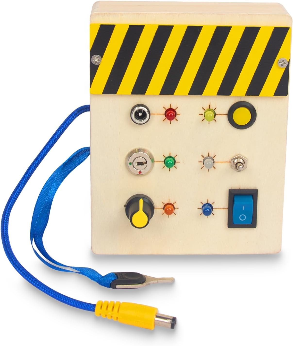 Without Box Wooden Busy Switch Board Real Sound Pretend Play Kit - 293