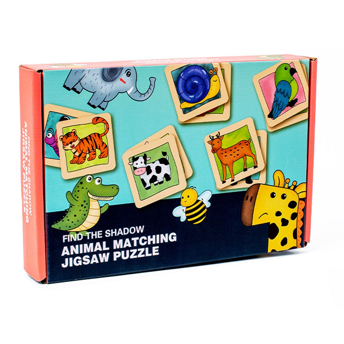 Matching Find the Shadow Animal Jigsaw Activity - 848 - Default Title - Odeez | Educational Toys Pakistan 