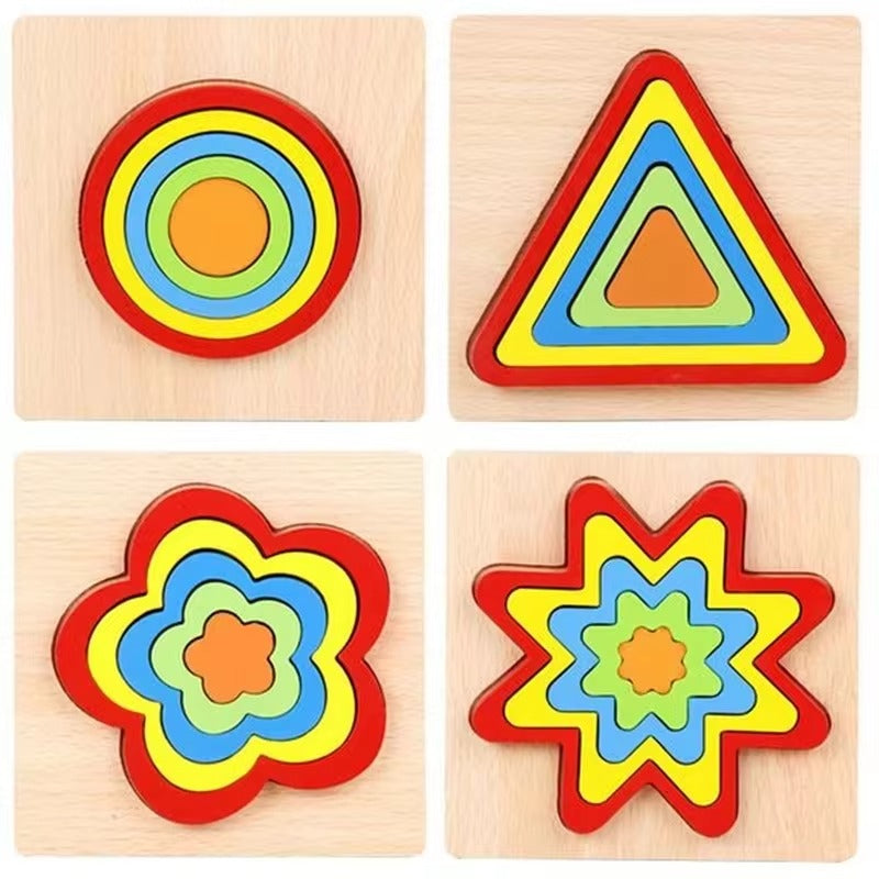 Colorful Geometrical Shape Random Design - 283 - Default Title - Odeez | Educational Toys Pakistan 