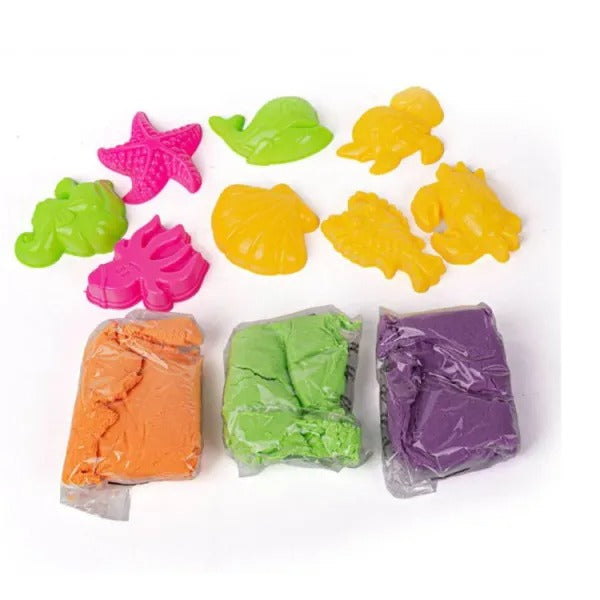 Modeling Sand 450 grams with Moulds - 905 - Default Title - Odeez | Educational Toys Pakistan 