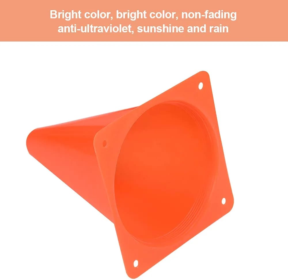 Sports Soccer Training Plastic Cone Pack of 4 - 687 - Default Title - Odeez | Educational Toys Pakistan 