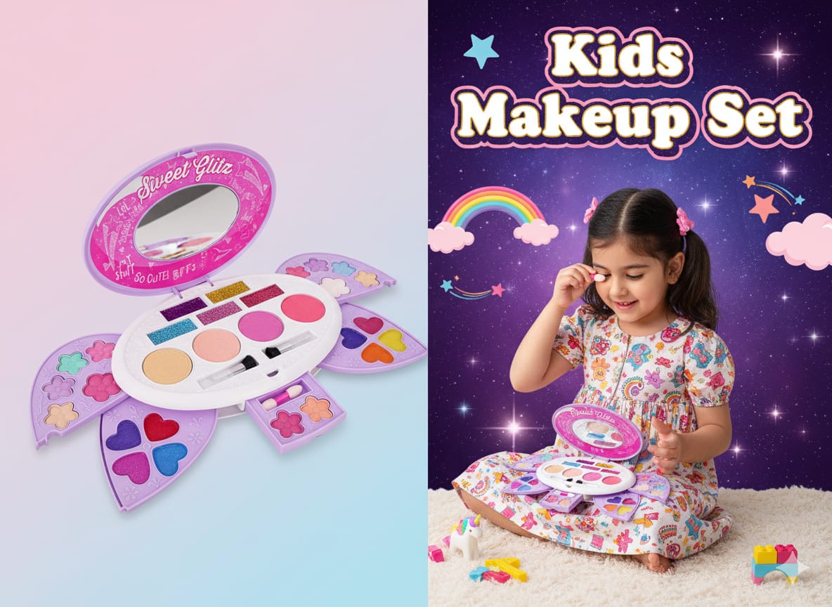Pretty Unicorn Make up Set for Girls Oval - 19I