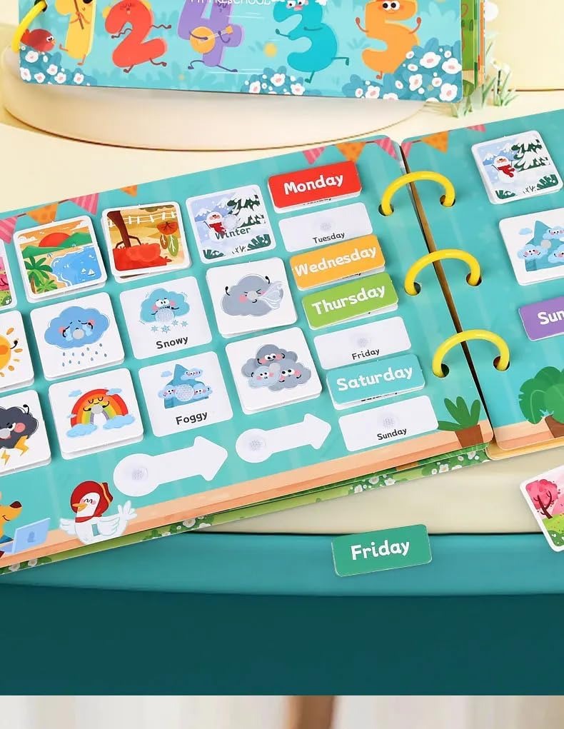 DIY Numeral Busy Book Multiple Activities - 611