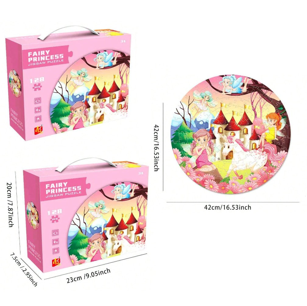 Fairy Princess Jigsaw Puzzle 128 pieces Kit - 42x42 cm