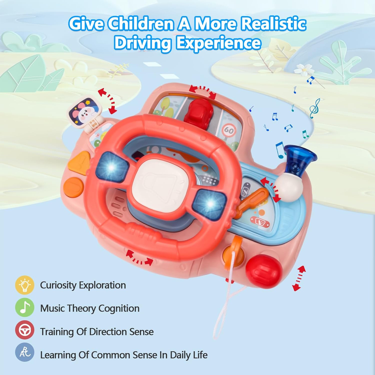 Huanger Navigation Bridge Steering Wheel Toy - 542