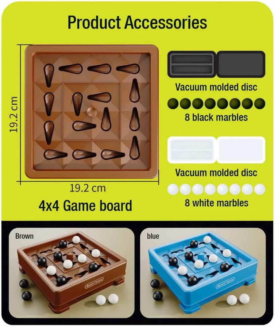 Logical Marble Chess Strategy Board Game - 08A