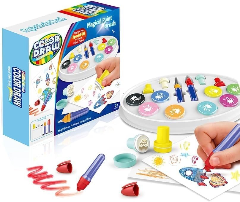 Mess Free Magic Light Brush Painting Station Art Kit - 001