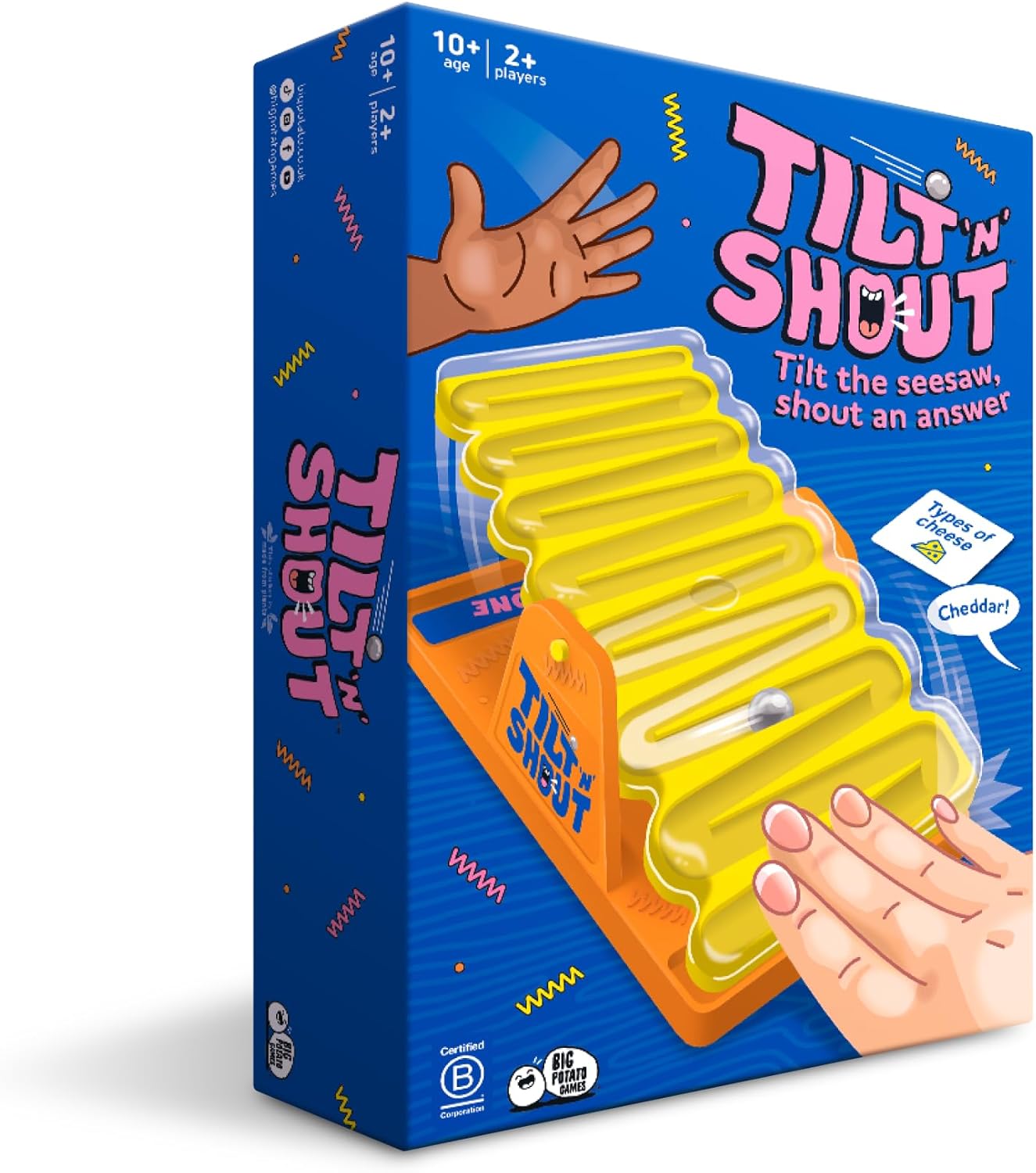 Tilt 'n' Shout: A Speedy Seasaw Family Board Game - 602
