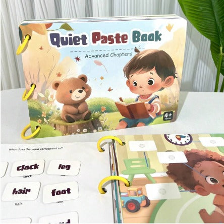 Early Quiet Paste Book Advanced Multi-Scenario Learning 25 Activity Pages - Default Title - Odeez | Educational Toys Pakistan 