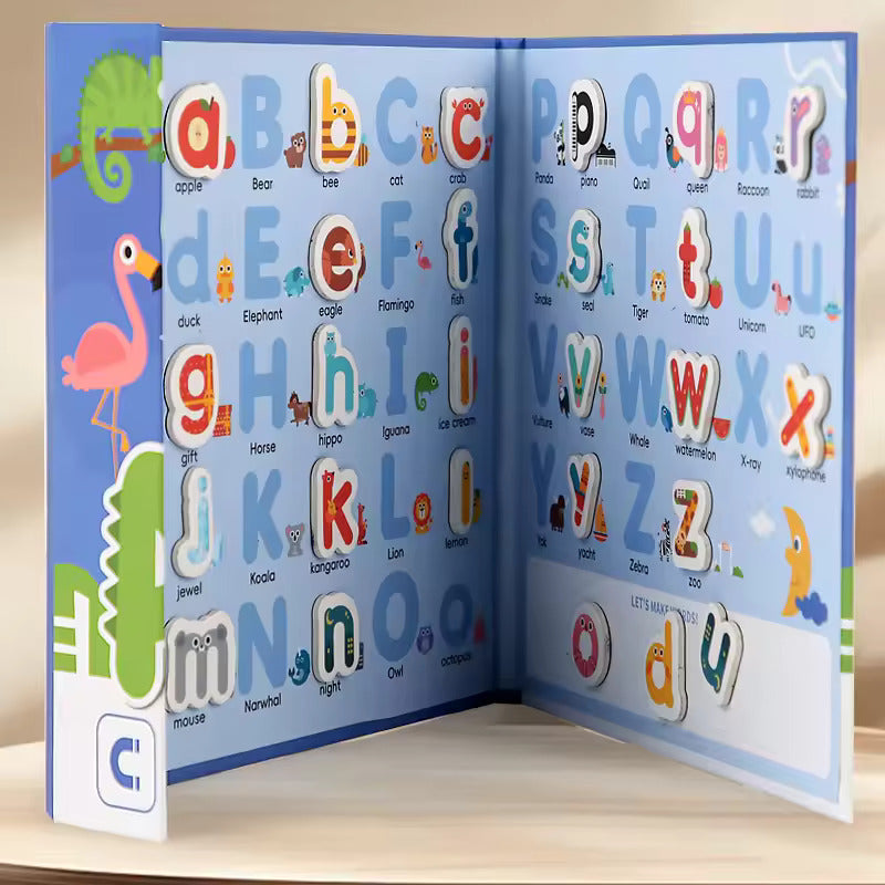 Study Letter and Spelling Magnetic Board Book - 573 - Default Title - Odeez | Educational Toys Pakistan 