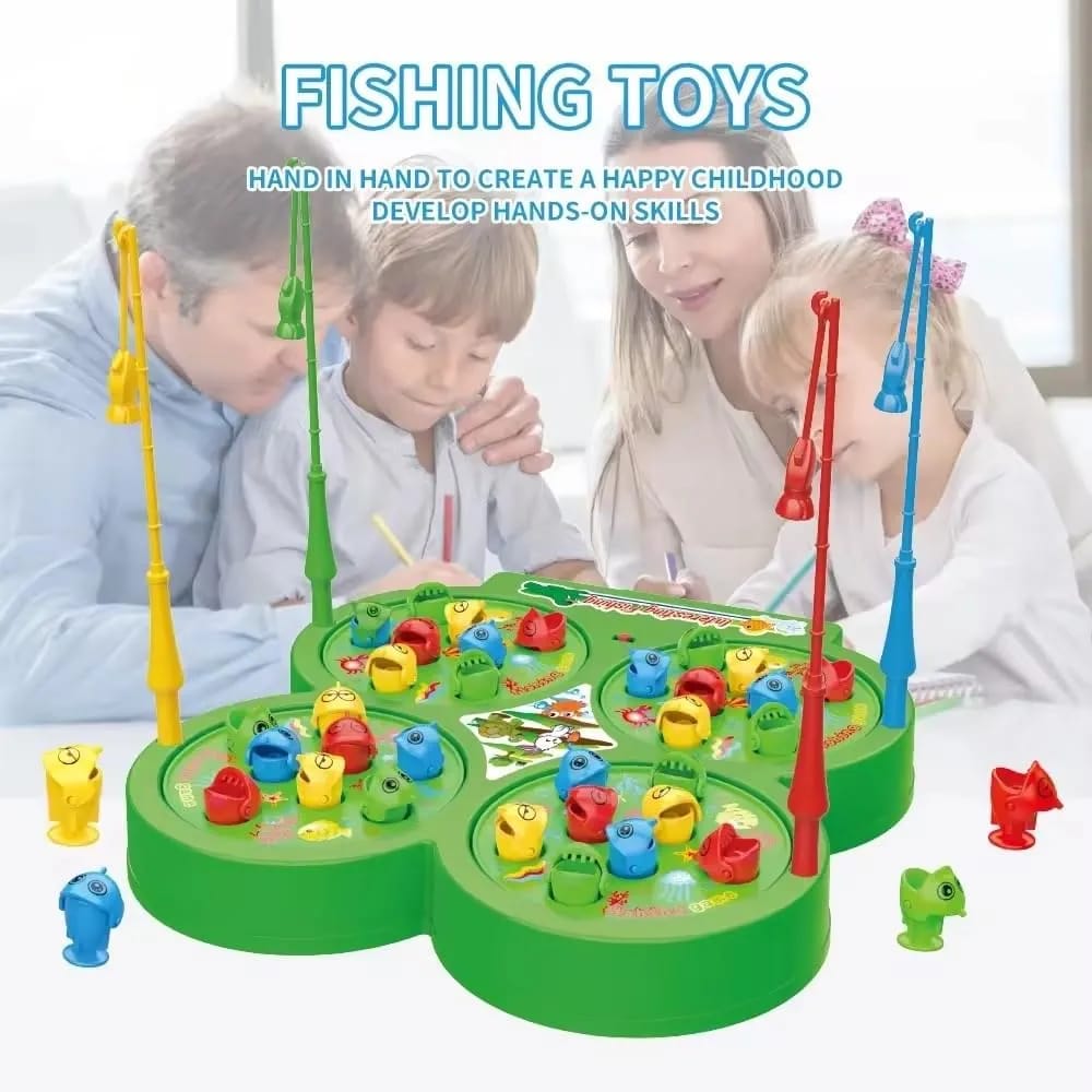 Magnetic Rotating Fishing Game 4 Players - 390