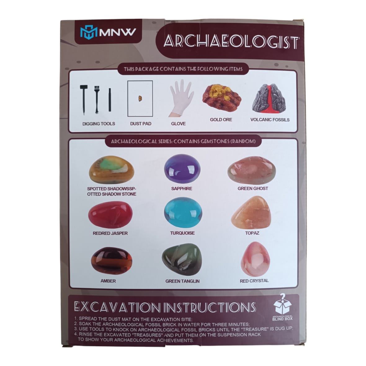 Archaeologist Volcano Stone Science kit - 773