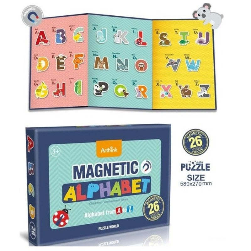 Magnetic Alphabet Booklet for Kids - 26 pieces