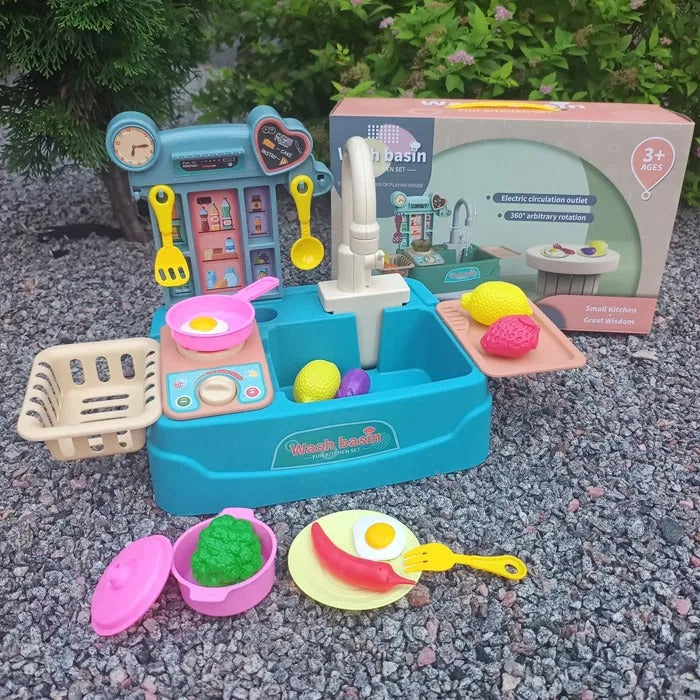 DIY Kitchen Wash Basin Sink Pretend Play Set - 183