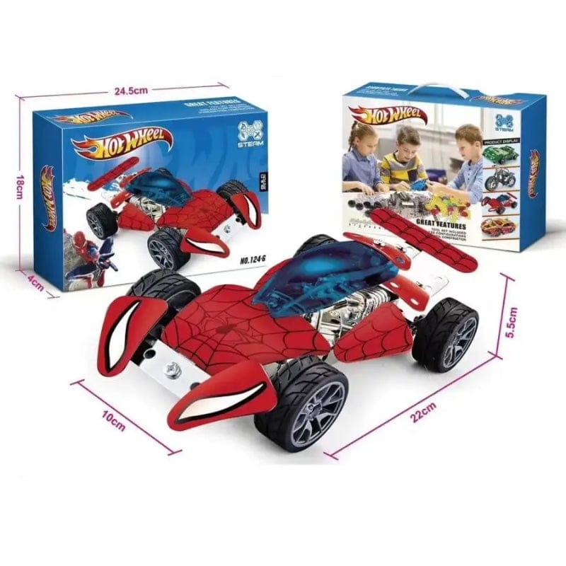 Build and Play Steel Racing Car Construction - 246 - Default Title - Odeez | Educational Toys Pakistan 