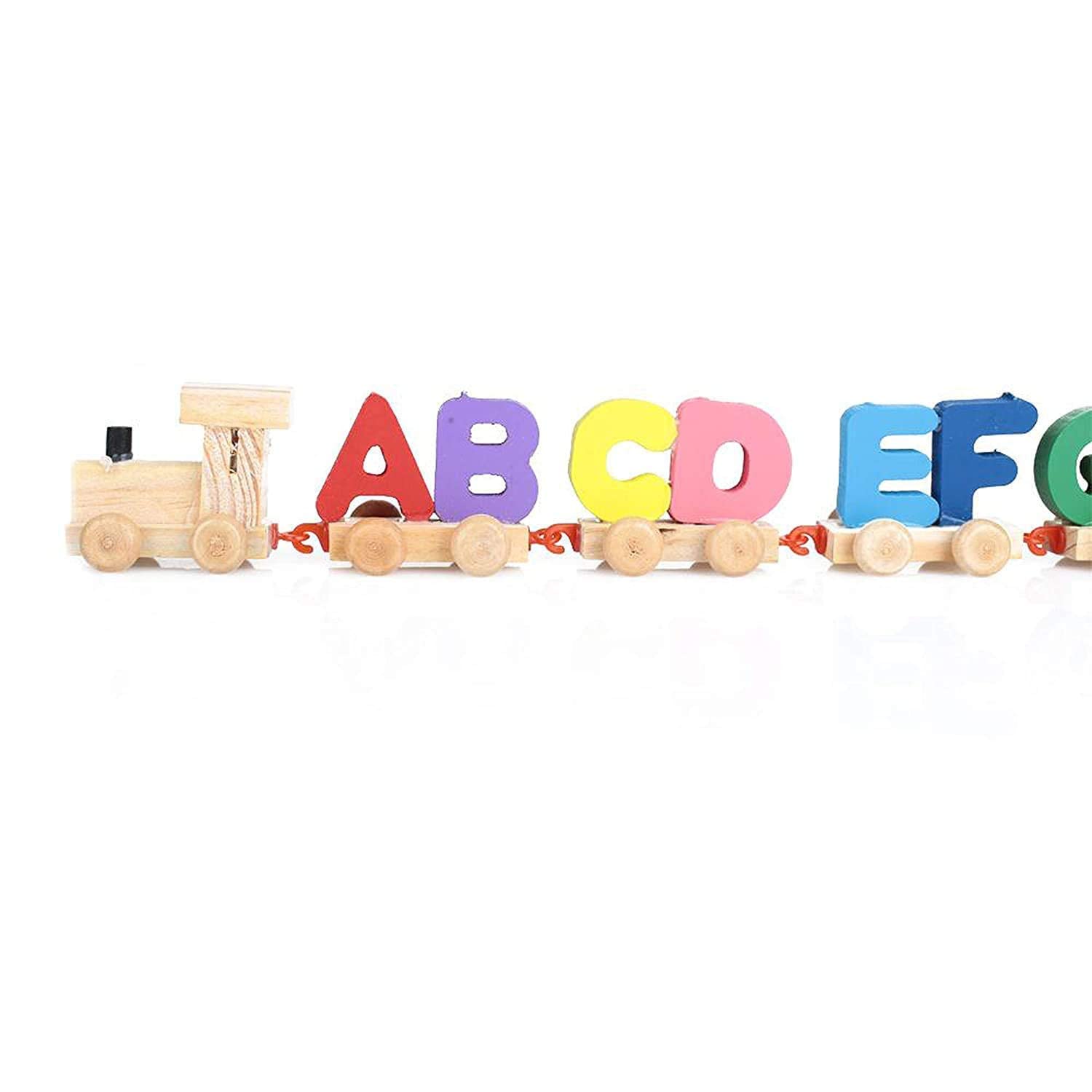 Wooden Colorful Alphabet Hook Train A to Z - 014