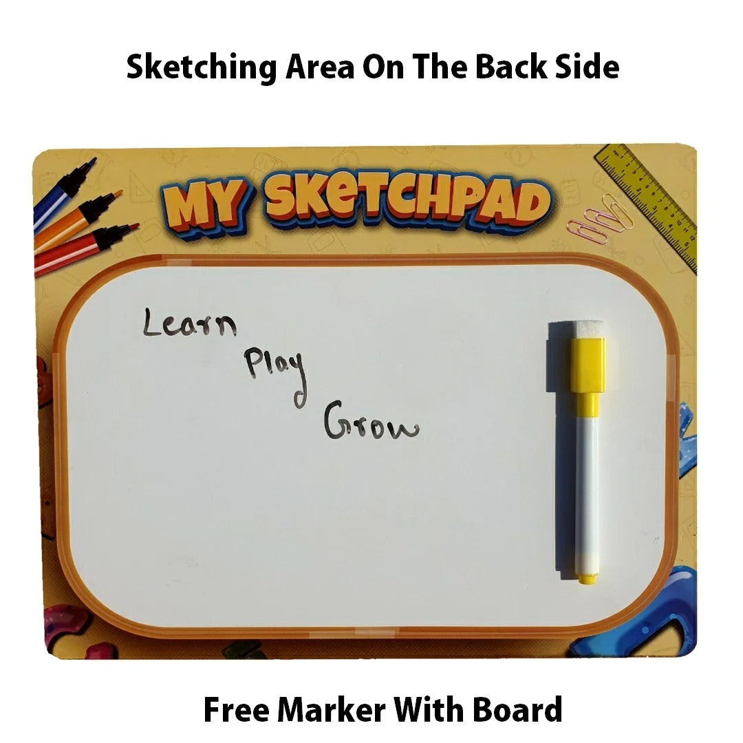 2in1 Lowercase Knob Double Sided Board With Writing Activity - 402