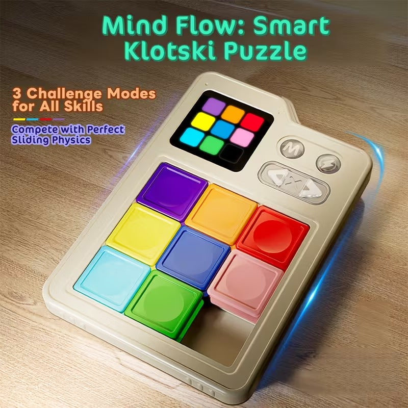 Electronic Brain Teaser Slide Puzzle 1000 Challenges Game - 806